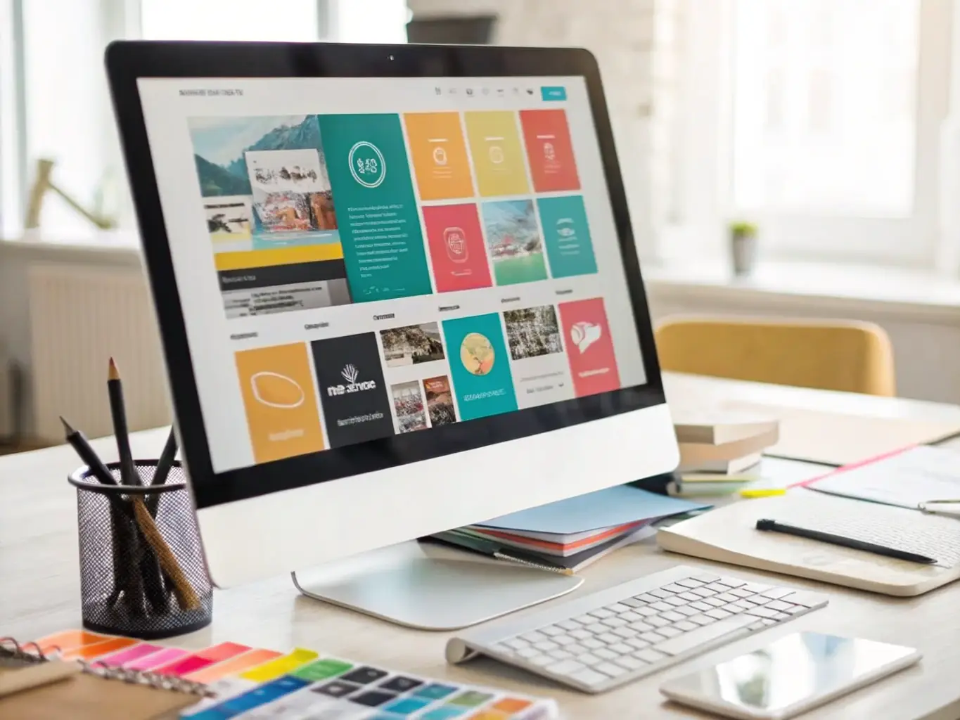 An image of various website templates available in Aduma AI Builder, highlighting the diversity and customization options. The templates range from business to personal blogs, all designed to be fully responsive.